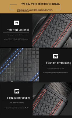 Car Accessories Seat Belt Shoulder Covers Breathable Protector Pad PU leather 2x, US $11.19, image 4