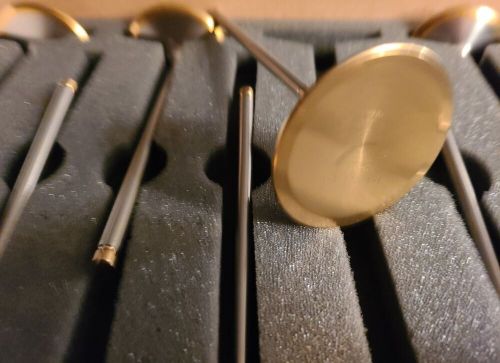 New 6 mm. coated delwest intake titanium valves made  in 2000. 2 .250/5.800".