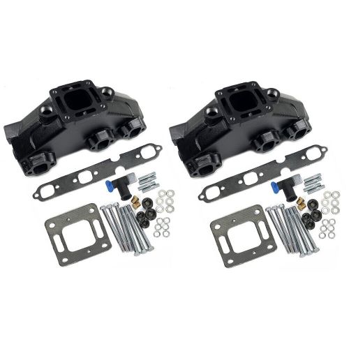 2 Set for MerCruiser GM V6 175 185 205 262 4.3L Marine Exhaust Manifold & Gasket, US $349.99, image 4
