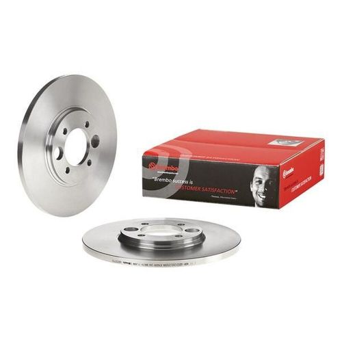 Brembo rear pair solid brake discs 08.2557.10 - fits daimler, jaguar