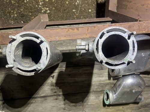 Used log exhaust manifolds and risers for Ford big block 460 engine jet boat., US $375.00, image 2