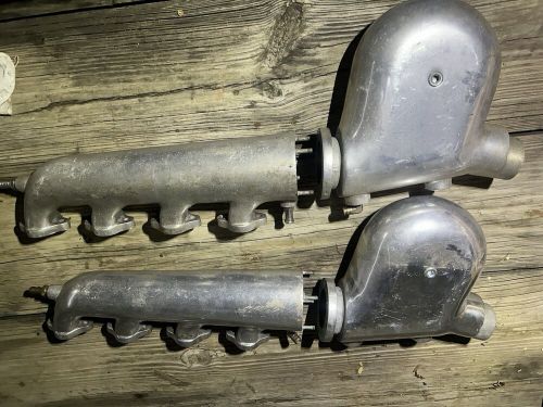 Used log exhaust manifolds and risers for Ford big block 460 engine jet boat., US $375.00, image 4