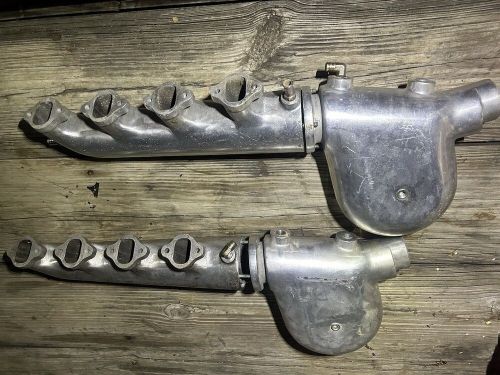 Used log exhaust manifolds and risers for Ford big block 460 engine jet boat., US $375.00, image 5