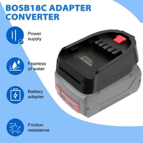 Adapter Converter BOSB18C Use for 18V Li-Ion Battery BAT618 to L1220-, US $, image 2