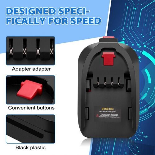 Adapter Converter BOSB18C Use for 18V Li-Ion Battery BAT618 to L1220-, US $, image 3