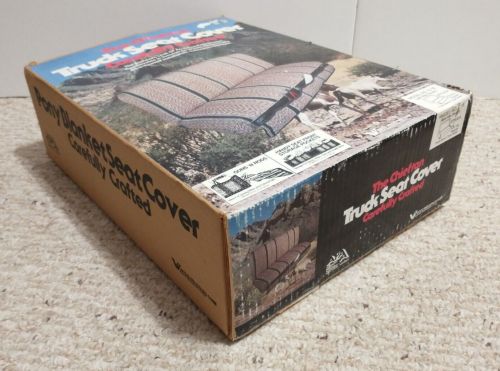 Vintage THE CHIEFTAN Indian Pony Blanket TRUCK SEAT COVER For Bench Seats NEW!, US $149.95, image 10