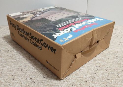 Vintage THE CHIEFTAN Indian Pony Blanket TRUCK SEAT COVER For Bench Seats NEW!, US $149.95, image 11