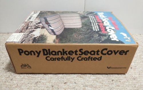 Vintage THE CHIEFTAN Indian Pony Blanket TRUCK SEAT COVER For Bench Seats NEW!, US $149.95, image 21