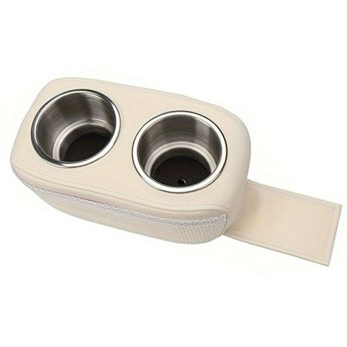 Double Drink Holder Bottle Holder Couch Cup Holder Tray for Car RV Yachet Beige, US $49.99, image 3