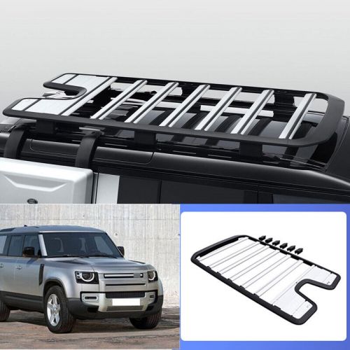 For Land Rover Defender 2020-2024 suit Black Top Roof Rack Luggage Carrier Rail, US $1,698.33, image 2