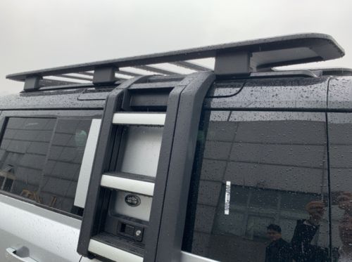 For Land Rover Defender 2020-2024 suit Black Top Roof Rack Luggage Carrier Rail, US $1,698.33, image 6