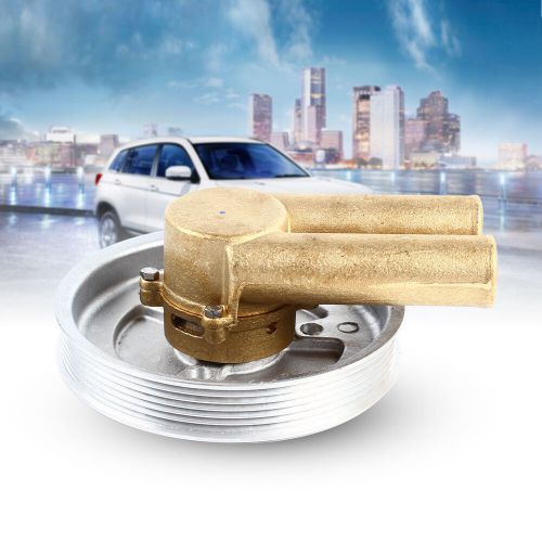 Raw Sea Water Pump For Volvo Penta 21214599 3812693 4.3/5.0/5.7L 6.5" Pulley USA, US $80.27, image 7