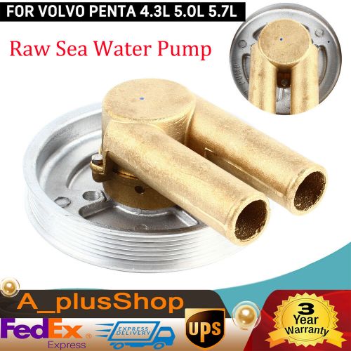 Raw Sea Water Pump For Volvo Penta 21214599 3812693 4.3/5.0/5.7L 6.5" Pulley USA, US $80.27, image 12