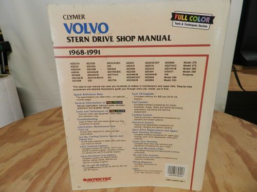 Clymer Volvo Stern Drive Shop Manual 1968-1991 B770 Free Ship, US $25.00, image 6