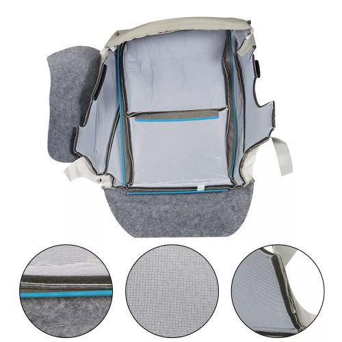 Driver & Passenger Perforated Bottom Seat Cover Gray For 2010-2015 Lexus RX350, US $38.59, image 9