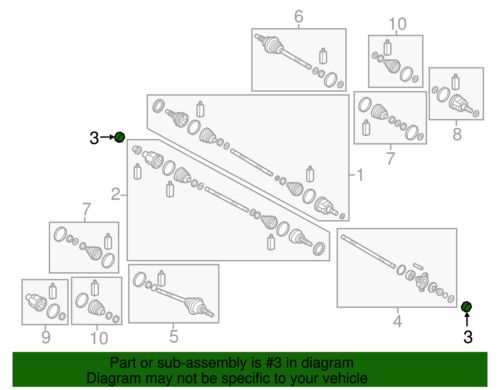 Genuine Hyundai Axle Nut 49551-3X000, US $29.51, image 3