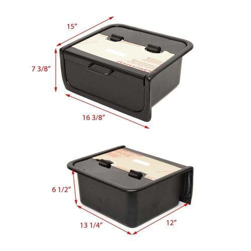 Jet Technologies Boat Bar Top Storage 254008 | Black 15 x 16 3/8 Inch, US $91.71, image 6