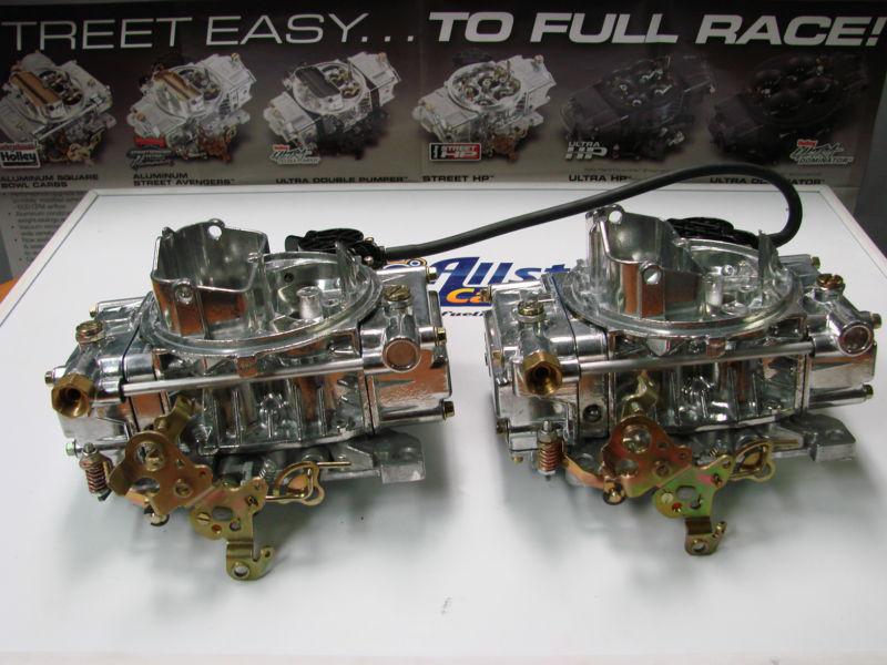 Holley Carburetor Tunnel Ram 600 2x4 WOW! Bright ZINC, US $449.00, image 2