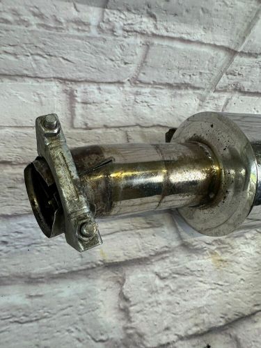 RAGE Stainless Steel Back Box- 4 Inch Big Bore Tailpipe Exhaust Retro Old School, US $, image 6