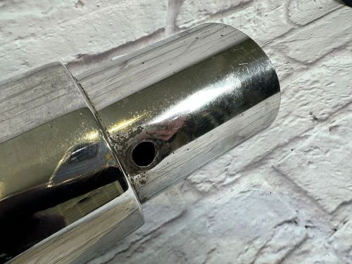 RAGE Stainless Steel Back Box- 4 Inch Big Bore Tailpipe Exhaust Retro Old School, US $, image 14