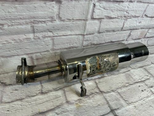 RAGE Stainless Steel Back Box- 4 Inch Big Bore Tailpipe Exhaust Retro Old School, US $, image 15