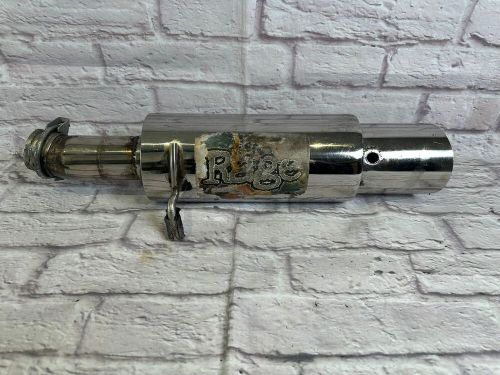 RAGE Stainless Steel Back Box- 4 Inch Big Bore Tailpipe Exhaust Retro Old School, US $, image 17