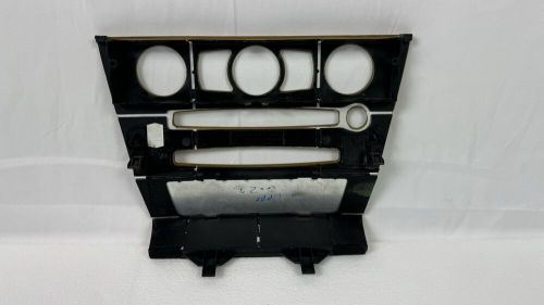 BMW E63 E64 645 650 M6 FRONT CCC NAVIGATION RADIO AC CLIMATE WOOD PANEL TRIM OEM, US $83.93, image 5