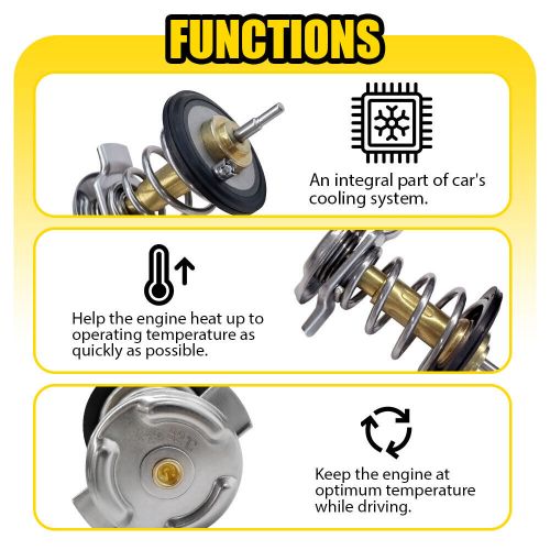 719-180 1601-496608 Thermostat Assembly For Buick Cadillac Chevrolet Pontiac O, US $14.99, image 4