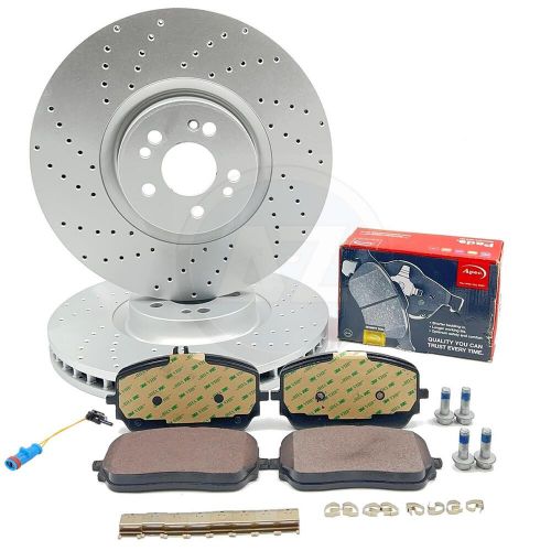 FOR MERCEDES GLE 450 4-matic 2020- FRONT BRAKE DISCS APEC PADS SENSOR 375mm, US $, image 8