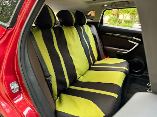 For Toyota Tacoma Car Seat Covers Full Set 5-Seat Black Green Poly Cotton 9PCS, US $65.99, image 4