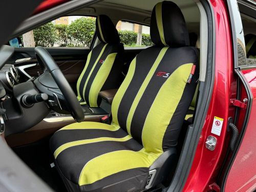 For Toyota Tacoma Car Seat Covers Full Set 5-Seat Black Green Poly Cotton 9PCS, US $65.99, image 12