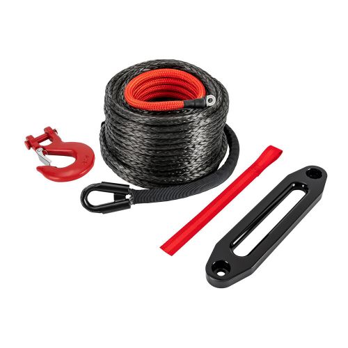 Synthetic Winch Rope Winch Line Recovery Cable 3/8"x100ft 23809lbs for SUV Truck, US $75.16, image 4