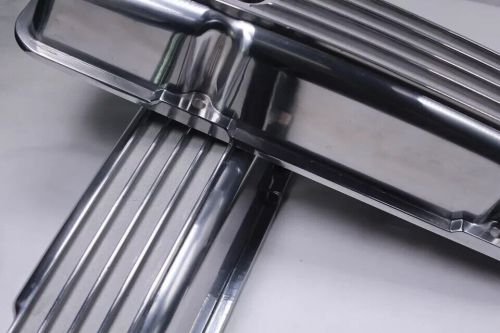 Chevy sbc 283 350 327 nostalgic short polished 15'' aluminum engine dress up kit