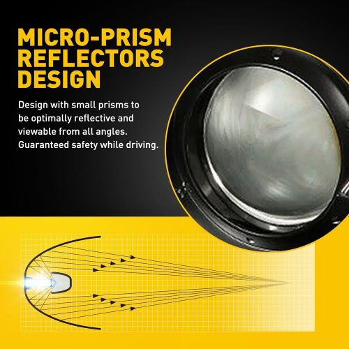 For 2004-2009 Mazda 3 Sedan Black Housing Amber Corner Projector Headlights Set, US $115.99, image 15