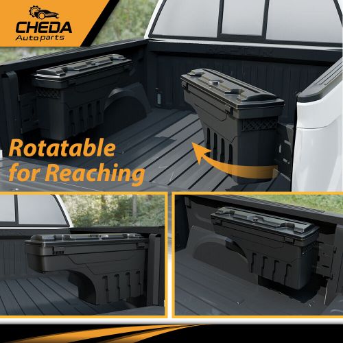Right Side Truck Bed Swing Storage Tool Box Fit For Dodge 2019-2021 Ram 1500, US $79.18, image 5