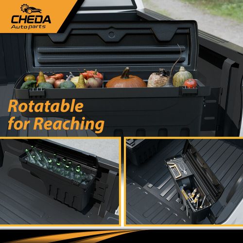 Right Side Truck Bed Swing Storage Tool Box Fit For Dodge 2019-2021 Ram 1500, US $79.18, image 6