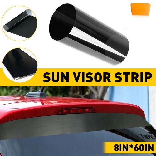 Sun Strip Vinyl Premium Visor 8"x60" Windshield Banner Decal Cast PVC Film Banne, US $13.06, image 7