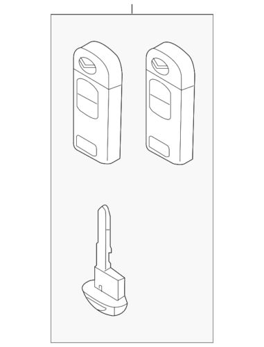 Genuine Mazda Keyless Entry Transmitter TAYB-67-5DYB, US $178.93, image 3