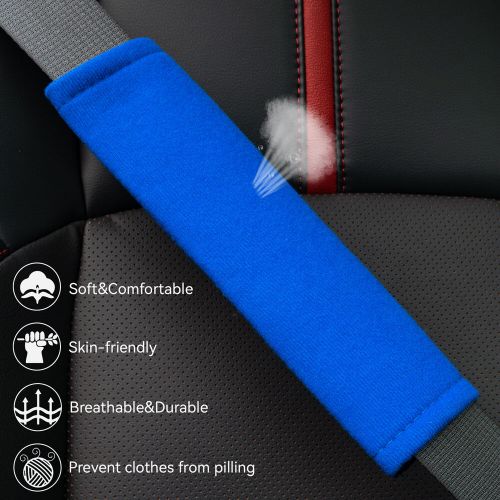 2pcs. Soft Car Auto Seat Belt Covers Shoulder Strap Pads Cushion Headrest US, US $6.84, image 3