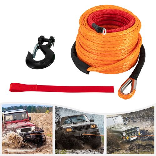 3/8" x60' Synthetic Winch Rope Line Recovery Cable 19,854 LBS for UTV Jeep Winch, US $49.00, image 13