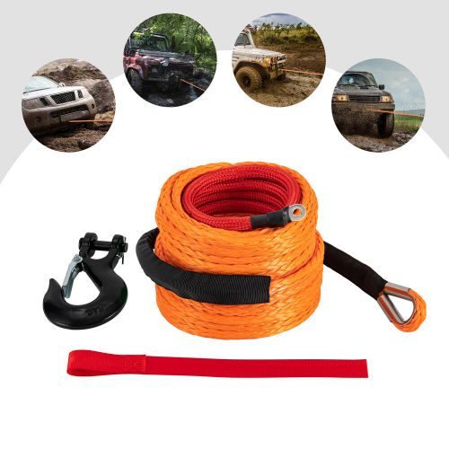 3/8" x60' Synthetic Winch Rope Line Recovery Cable 19,854 LBS for UTV Jeep Winch, US $49.00, image 14