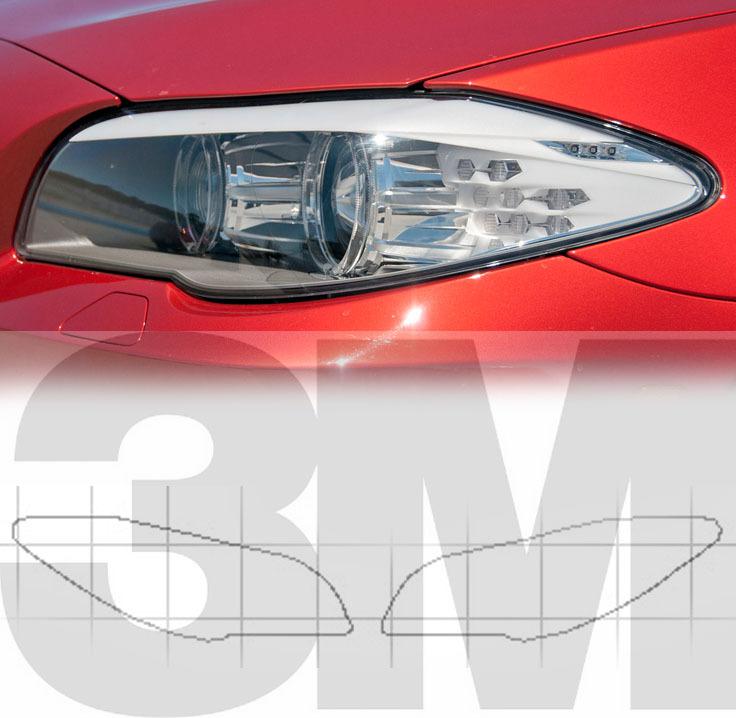 2012-2013 bmw m5 5series 528 535 550 clear 3m protection precut headlights film 