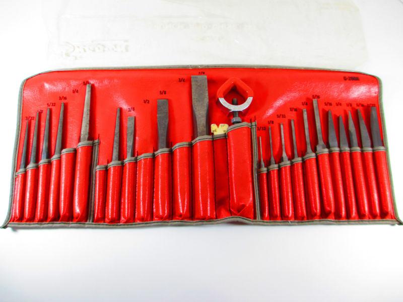 Buy SNAP ON 26 Pc Punch & Chisel Set w/ Cape & Diamond Pt Chisels Missing 4 Pieces in Boynton