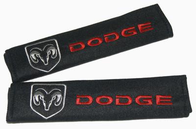 Pair of dodge car seat belt shoulder pads cushions covers dakota grand caravan