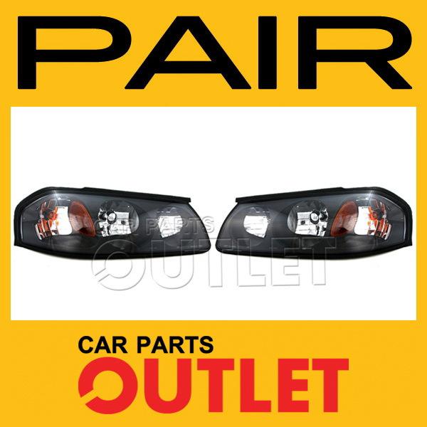 00-04 chevy impala head light lamp pair l+r new 01 02