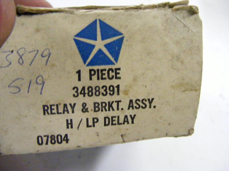 1971 72 73 DODGE PLYMOUTH C-BODIES HEADLIGHT HEAD LAMP DELAY RELAY NOS 3488391, US $39.99, image 4