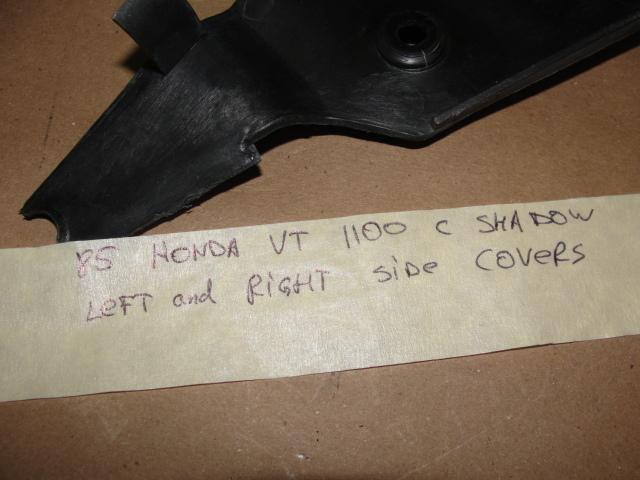 85 HONDA VT 1100 C SHADOW LEFT AND RIGHT SIDE COVERS , US $12.00, image 3