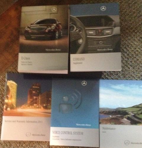 2011 mercedes benz e-class owners manual with case dealer retail price $229