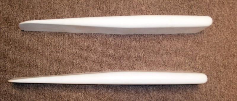 Cessna 172  elevator plastic tips l/h & r/h   .  