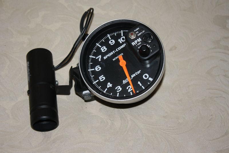 Buy AUTOMETER MONSTER TACH 5 INCH...SPORT COMP W/ BLUE SHIFT LIGHT